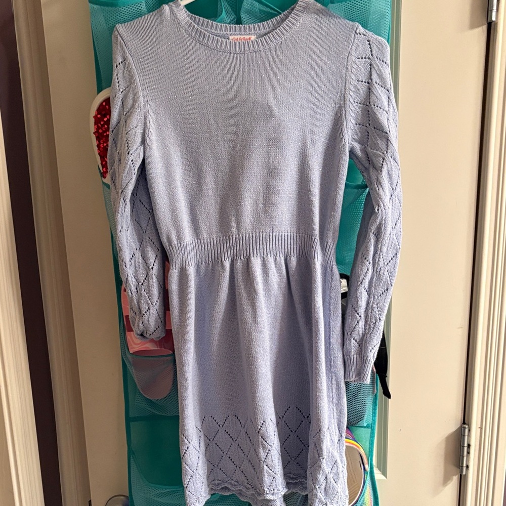 Cat & Jack Light Blue Kids Casual Dress